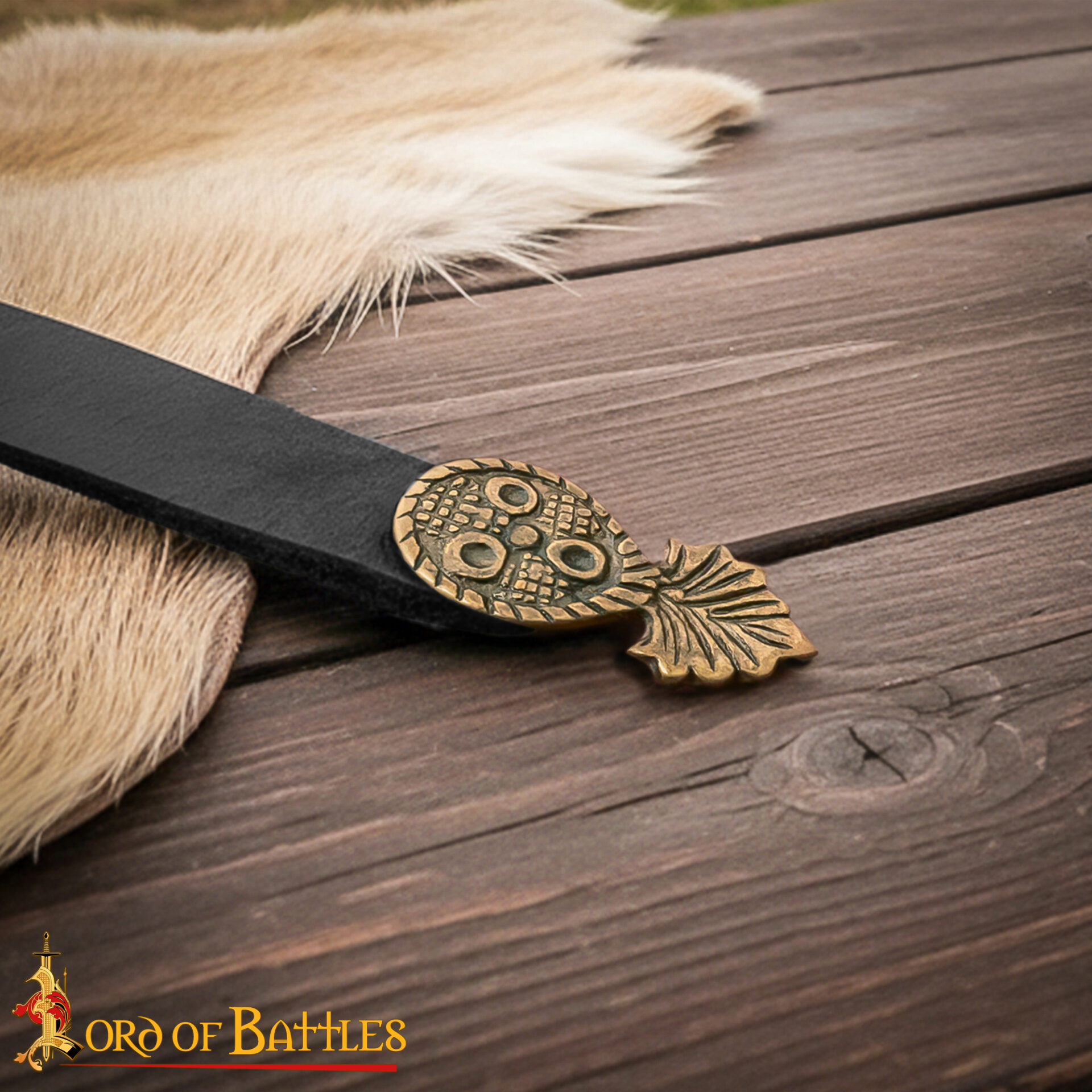 Antique Brass Belt Mounts