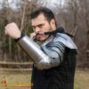 Medieval Arms Armour Set with Asymmetrical Pauldron Steel Armor - 9453P18 1 Armour Set