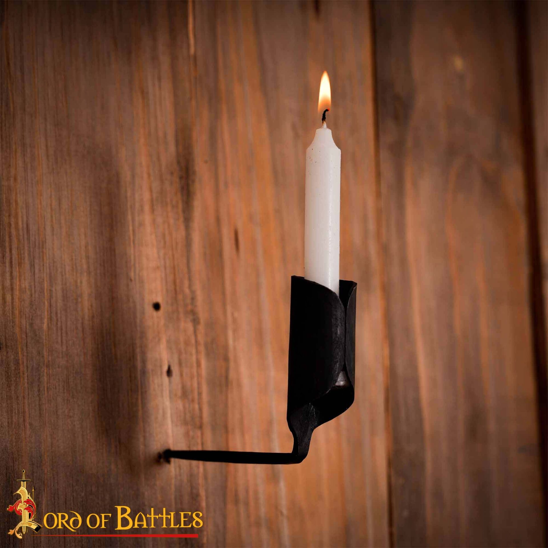 The Dark Tower Hand Forged Iron Candle Holder Functional Gear