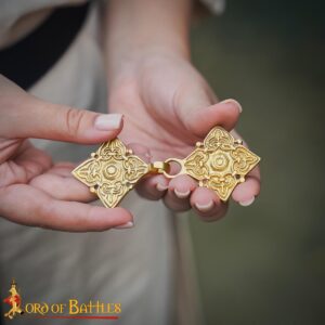 Solid Cast Brass Gulbische Viking