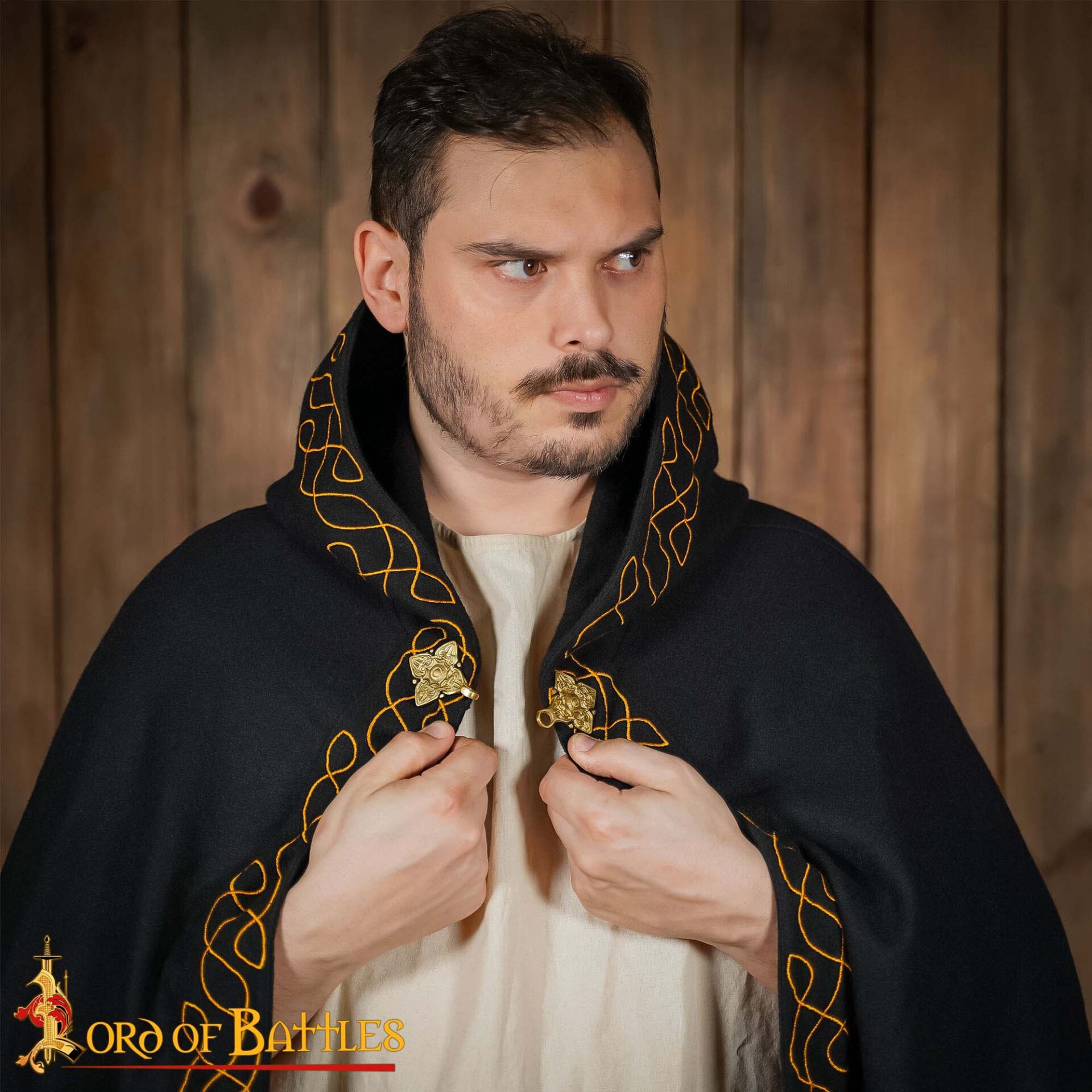 Medieval Cloak Clasp-25357 5 Solid Cast Brass Gulbische Viking