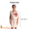 Medieval Kids Tabard-25367 2 Medieval Templar Cotton Surcoat Tabard for Juniors