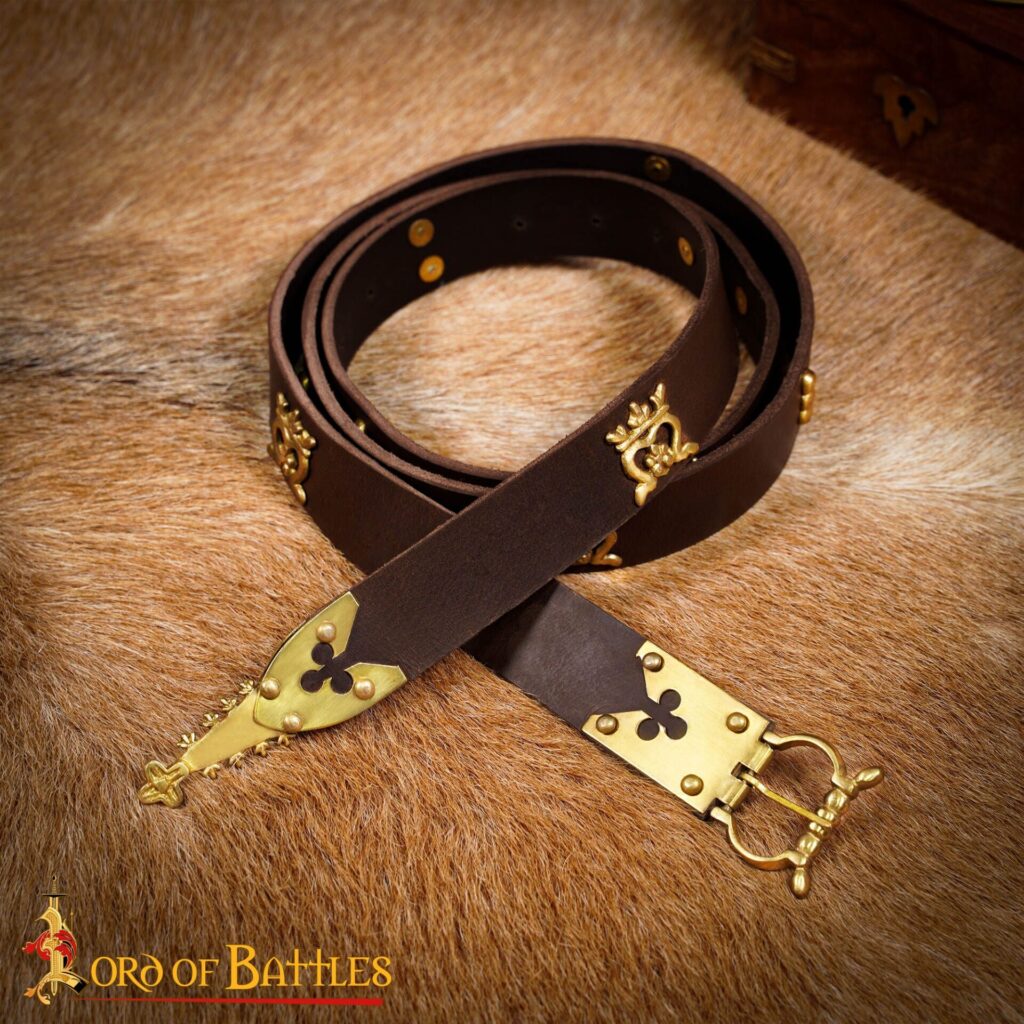 Gothic Knight Leather Belt
