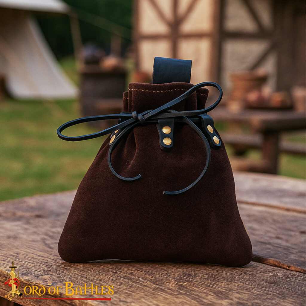 Medieval Leather Belt Pouch