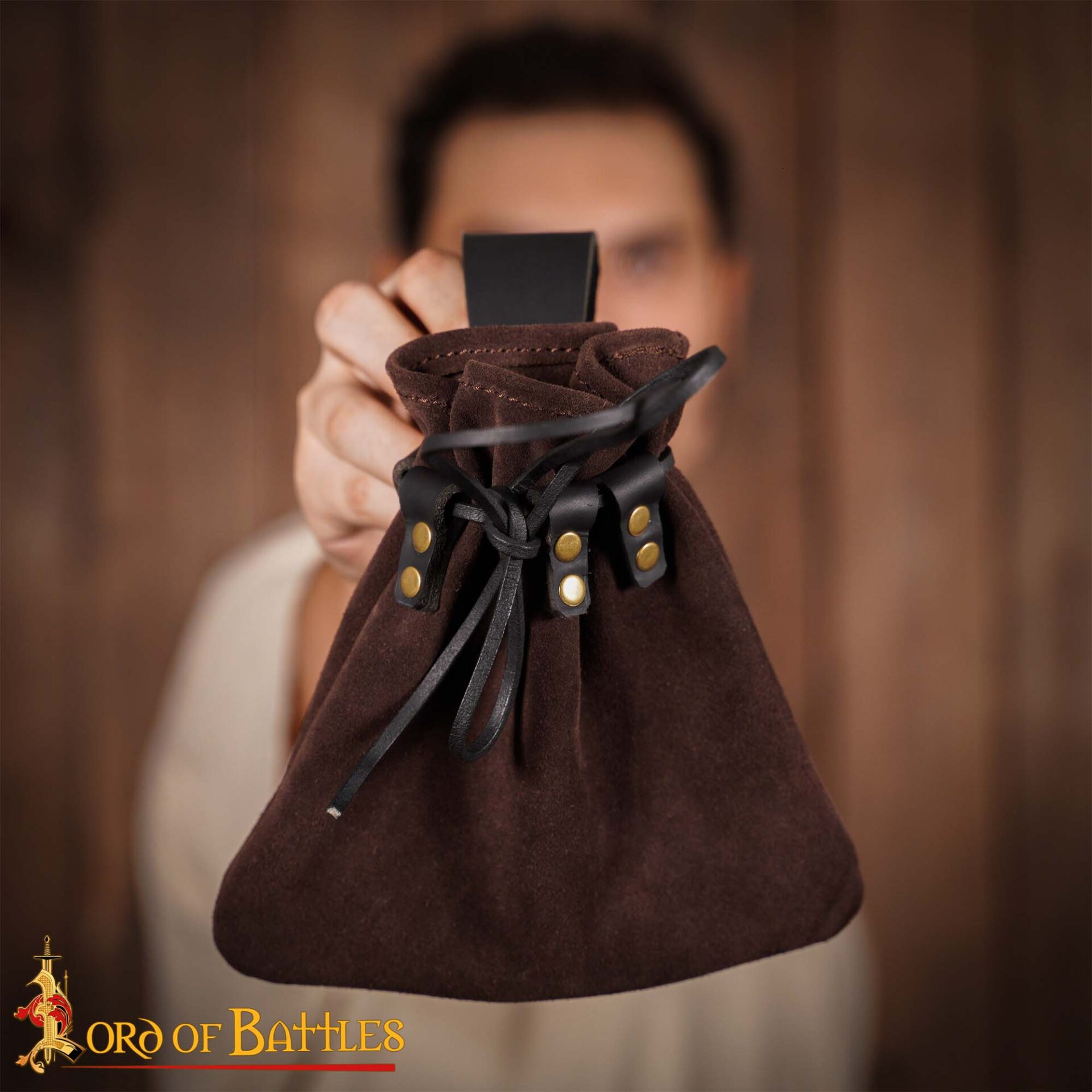 Medieval Leather Belt Pouch