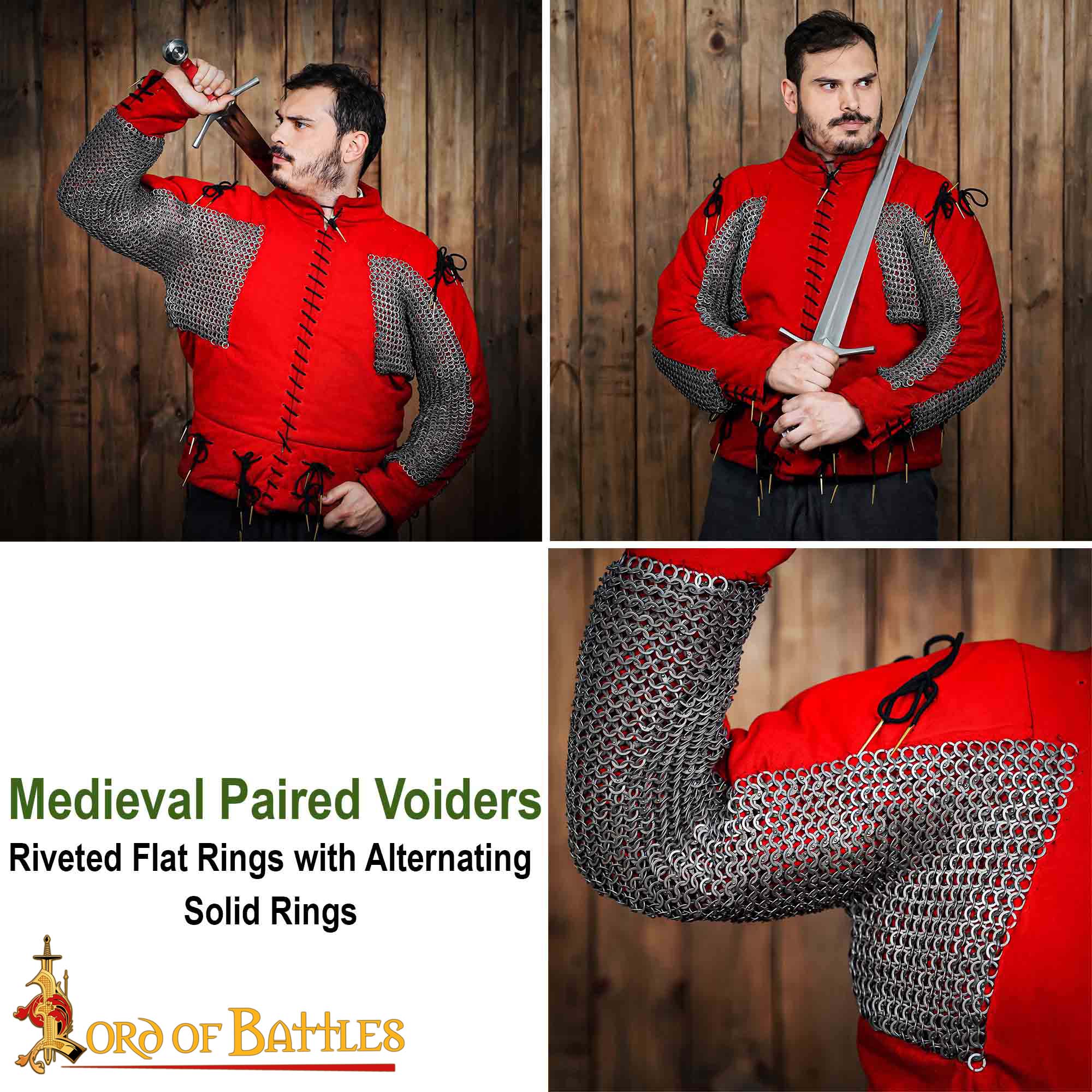 Mild Steel 9mm17gauge chainmail voiders-656N 8 Voiders