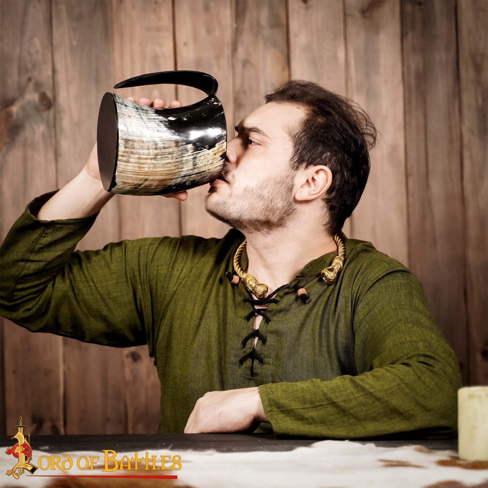 Medieval Horn Tankard