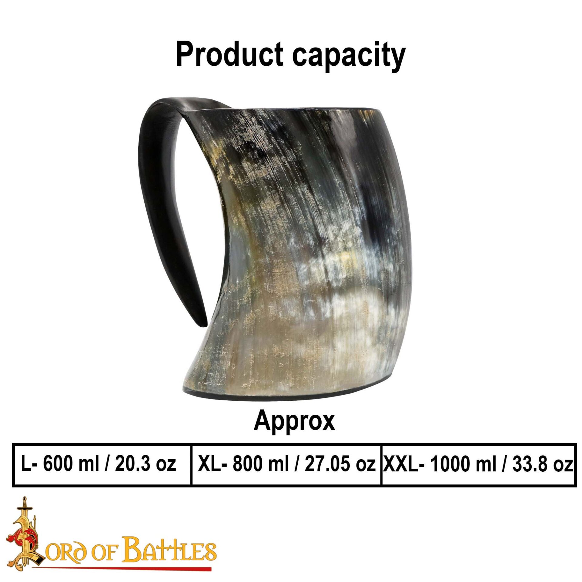 Medieval Horn Tankard