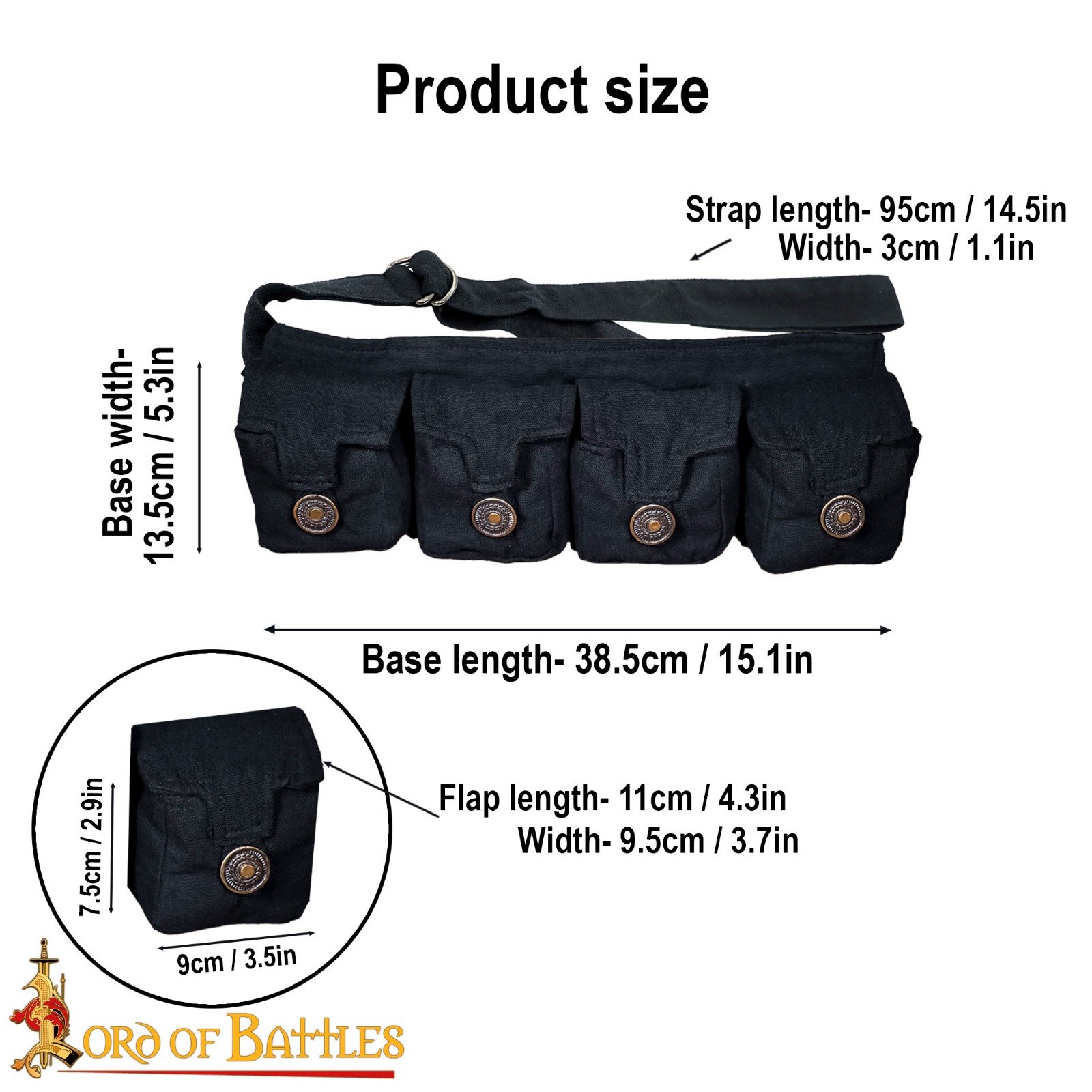 Eldric The Adventurer Cotton Canvas Bag