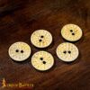 19141-5pcs_ (5) Medieval Horn Buttons Set of 5 Handcrafted Genuine Buffalo Horn