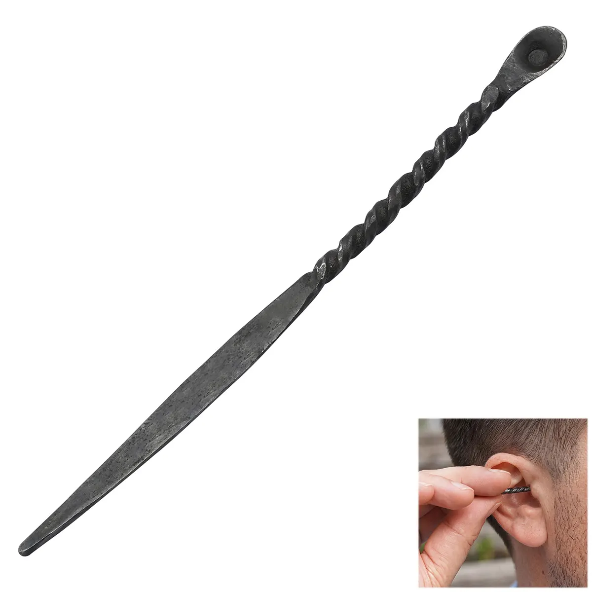 Viking ear cleaning spoon