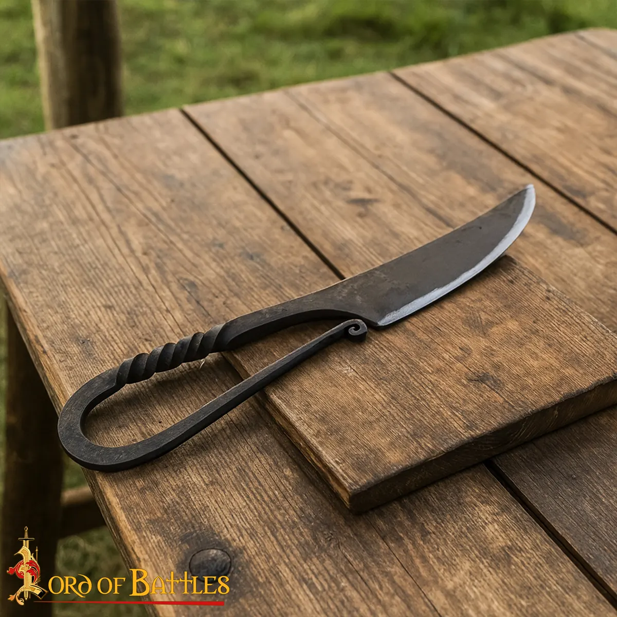 Viking Sax Knife with Leather Sheath - Image 8