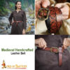 Medieval Handcrafted Leather Belt