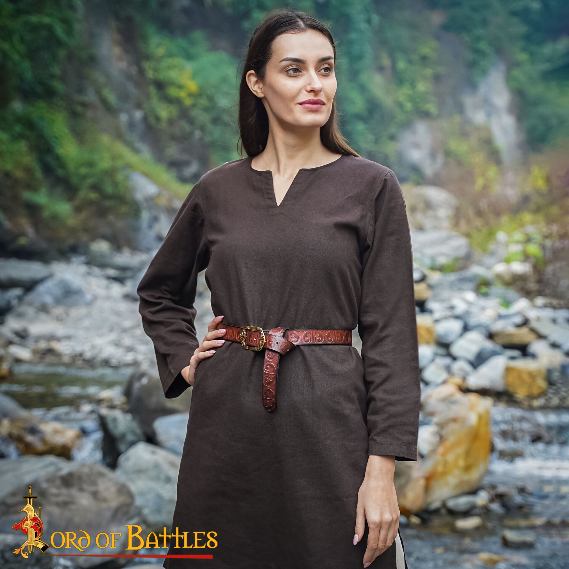 Medieval Handcrafted Leather Belt