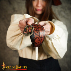 26020BR_5 Medieval Handcrafted Leather Belt