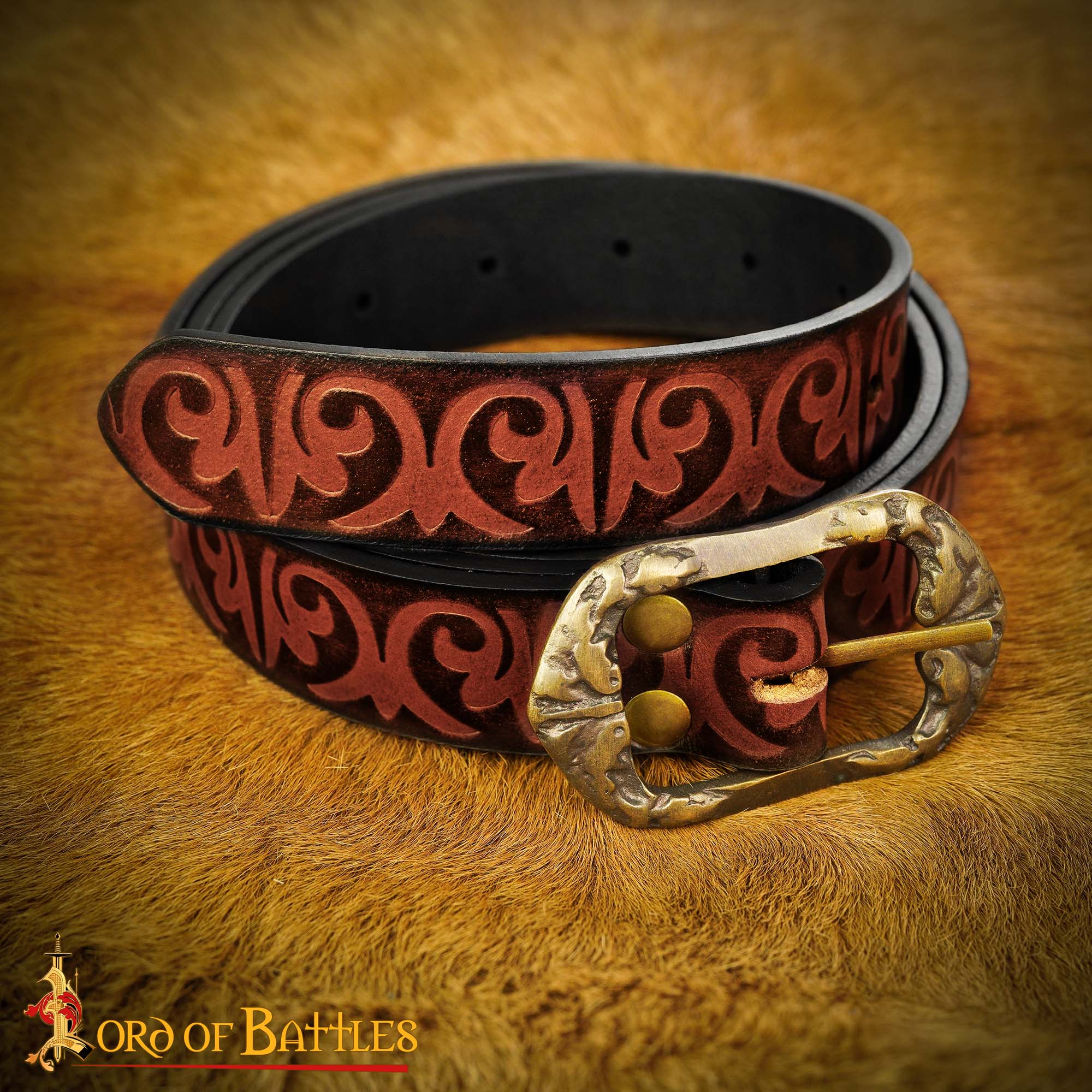 Medieval Handcrafted Leather Belt