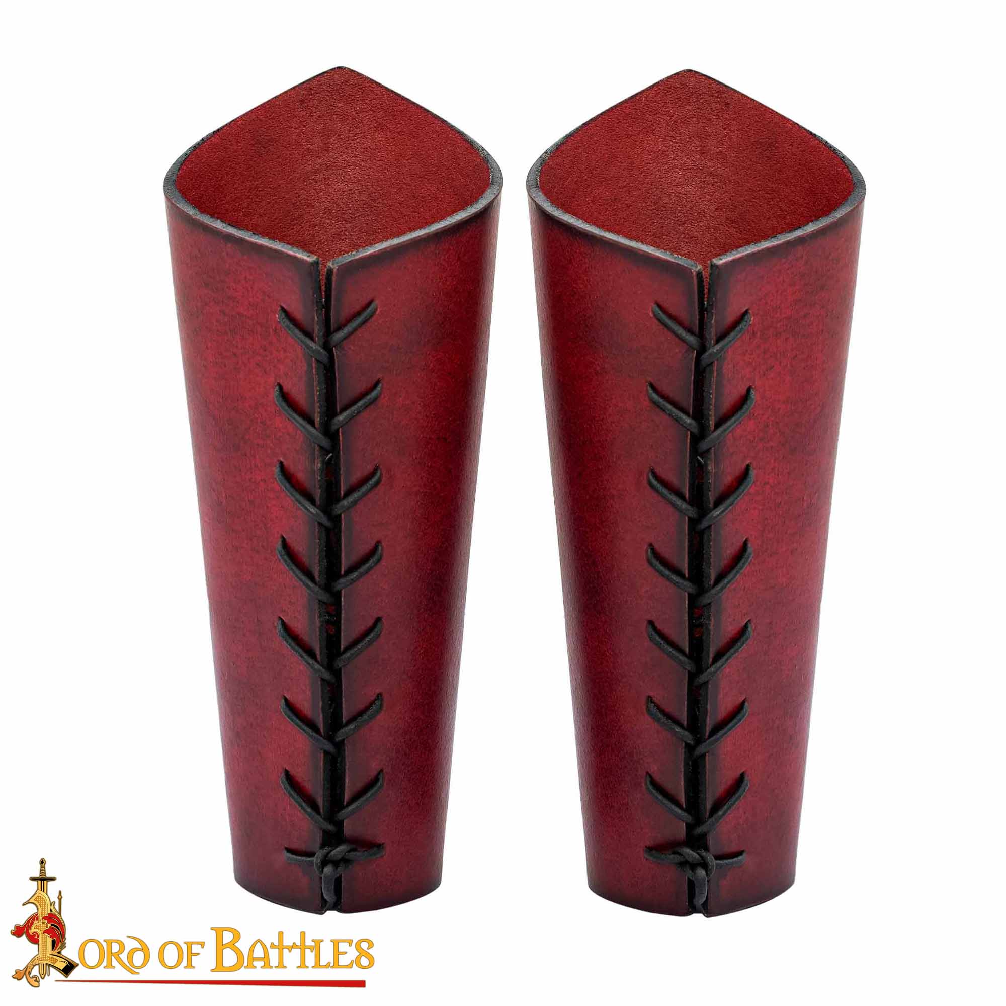 genuine leather bracers