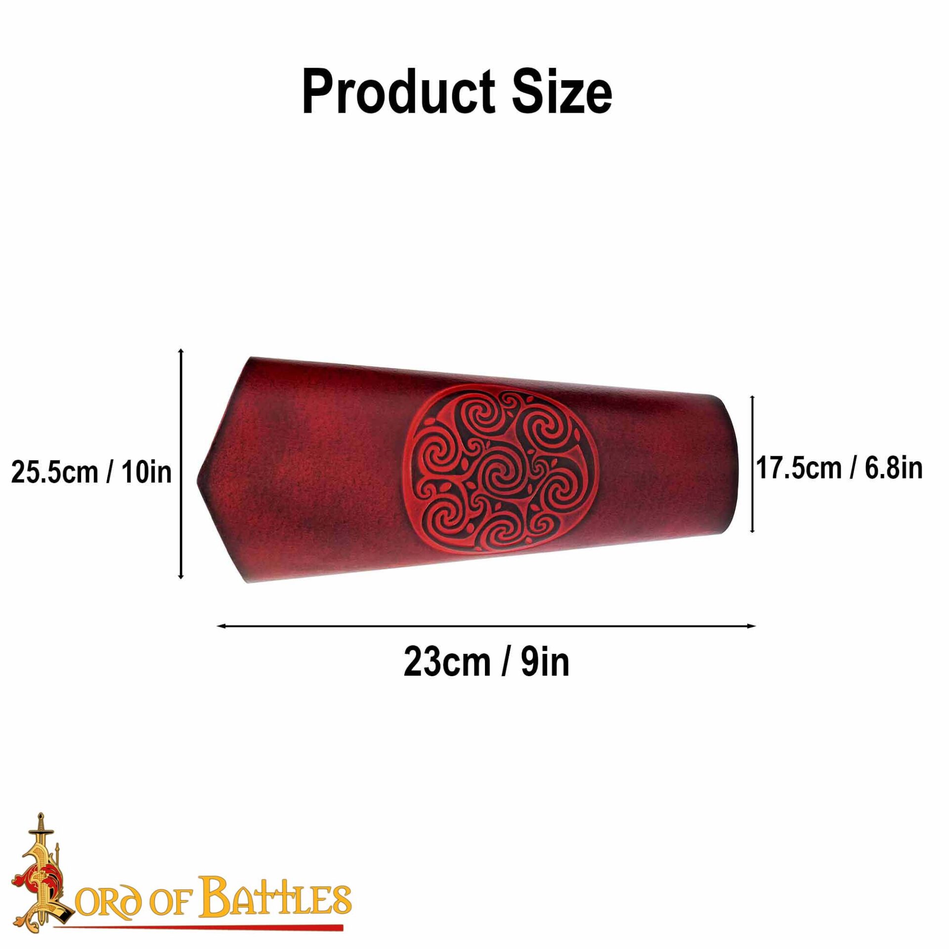 genuine leather bracers