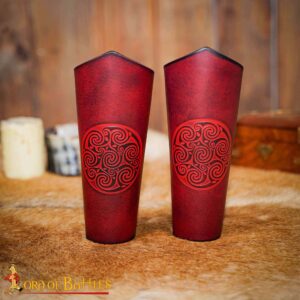 genuine leather bracers