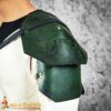26075GR_5 Leather Pauldrons
