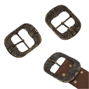 Ornate Gothic Belt Buckle Set of 3