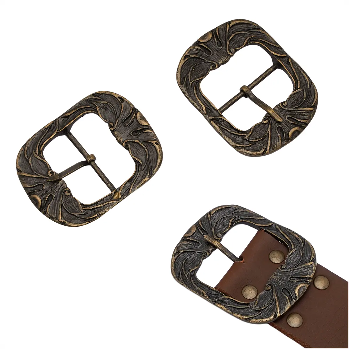 Ornate Gothic Belt Buckle Set of 3