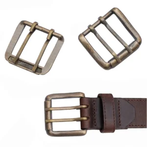 Medieval Double-Prong Buckle Set of 3