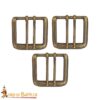 25949-3pcs_1 Double Needle Belt Buckles