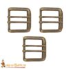 25949-3pcs_2 Double Needle Belt Buckles