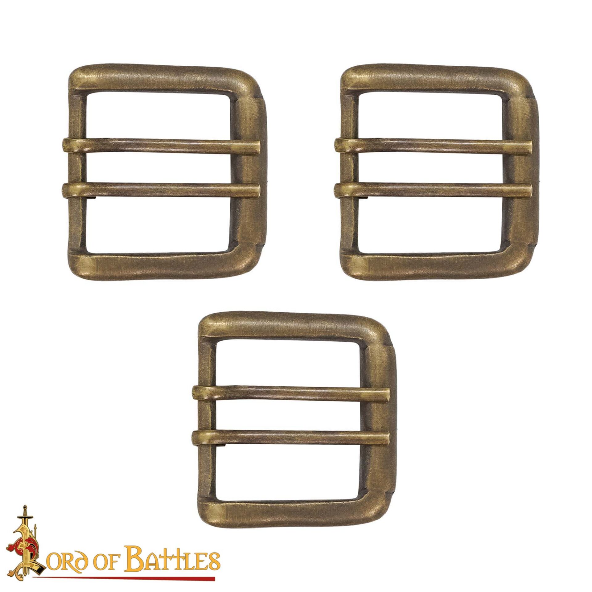 25949-3pcs_2 Double Needle Belt Buckles