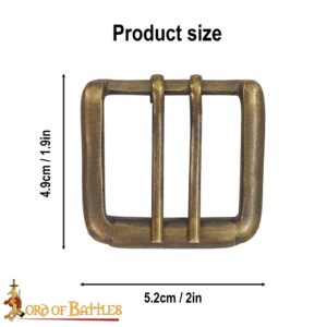 25949-3pcs_3 Double Needle Belt Buckles