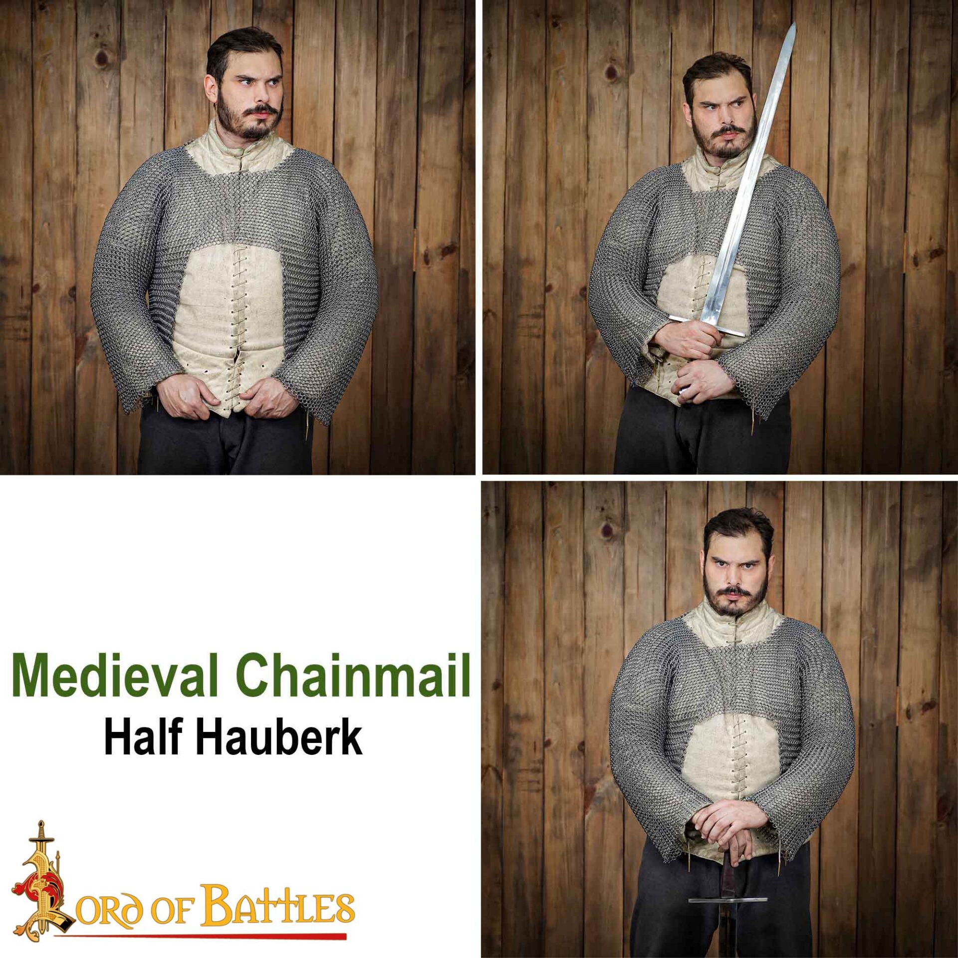 Medieval Chainmail Half Hauberk
