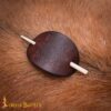 Leather Hair Brooch