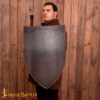 12th Century Medieval Hand-Forged Steel Kite Shield – Medieval Combat Shield for Reenactment & Display-2099N 1 Heater Shield