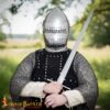 14th Century Full Visor Bascinet Helmet