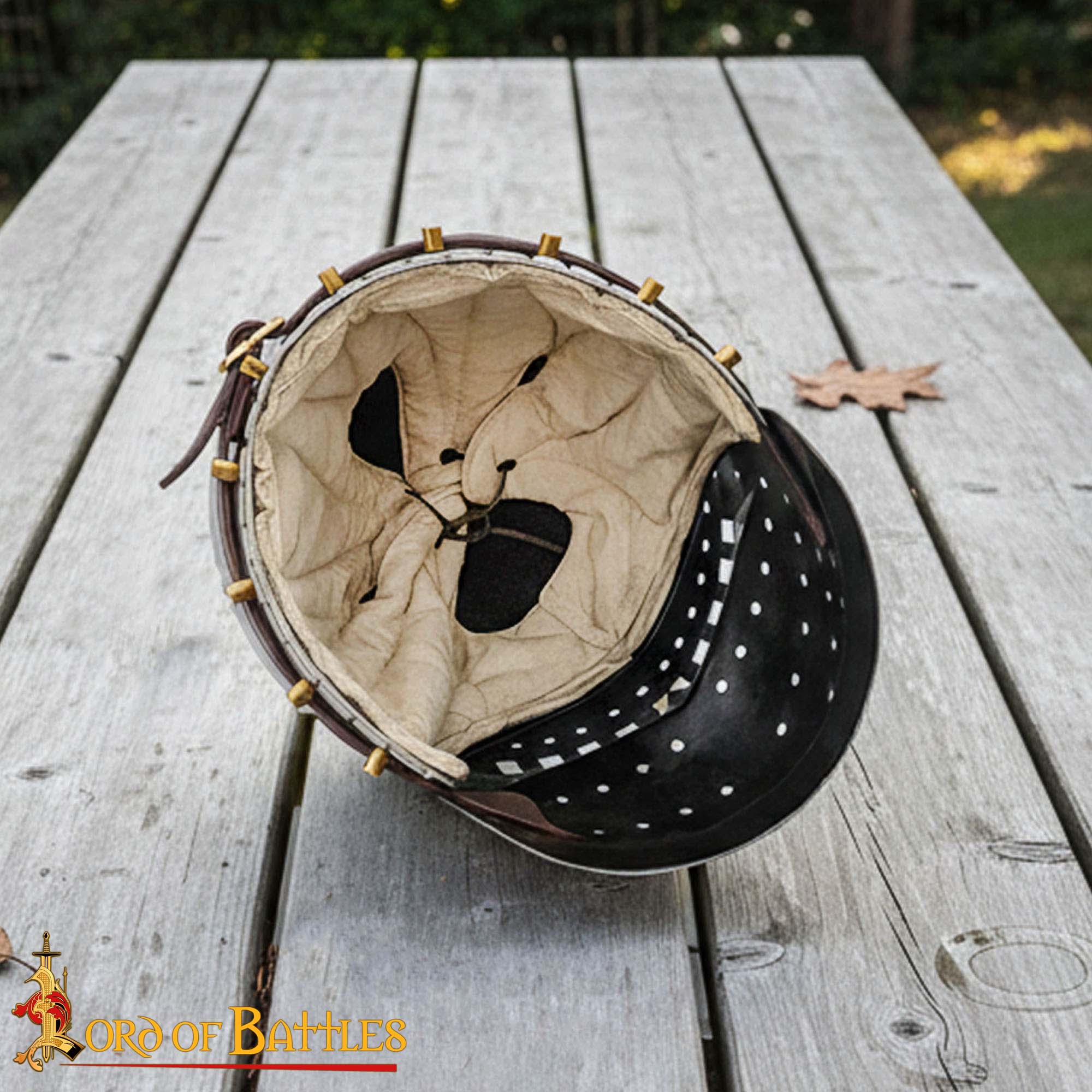 14th Century Full Visor Bascinet Helmet