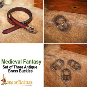 antique brass buckles