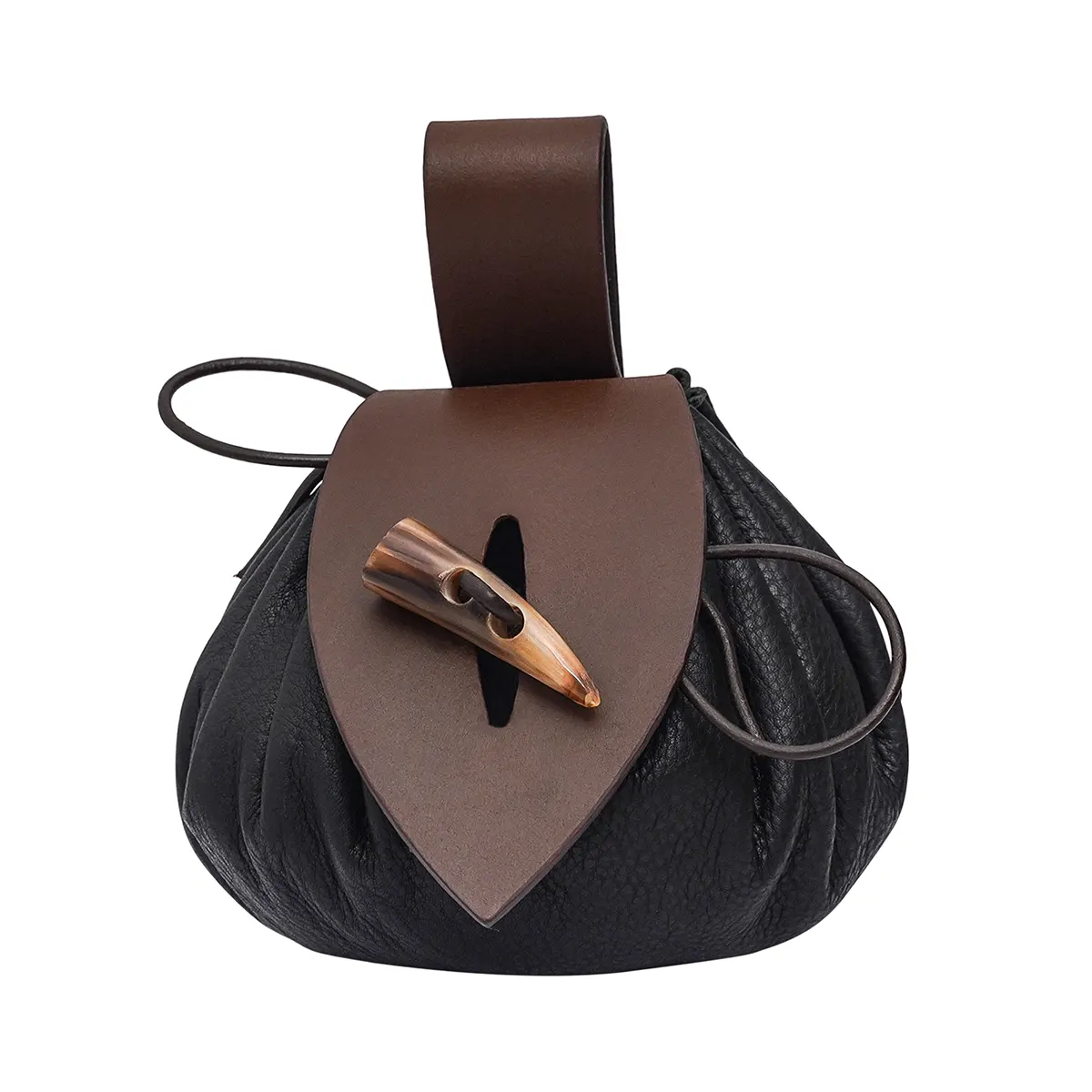 25843CBR-Featured Medieval Handcrafted Leather Belt Pouch