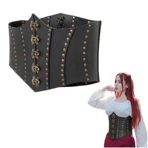 Leather Underbust Corset