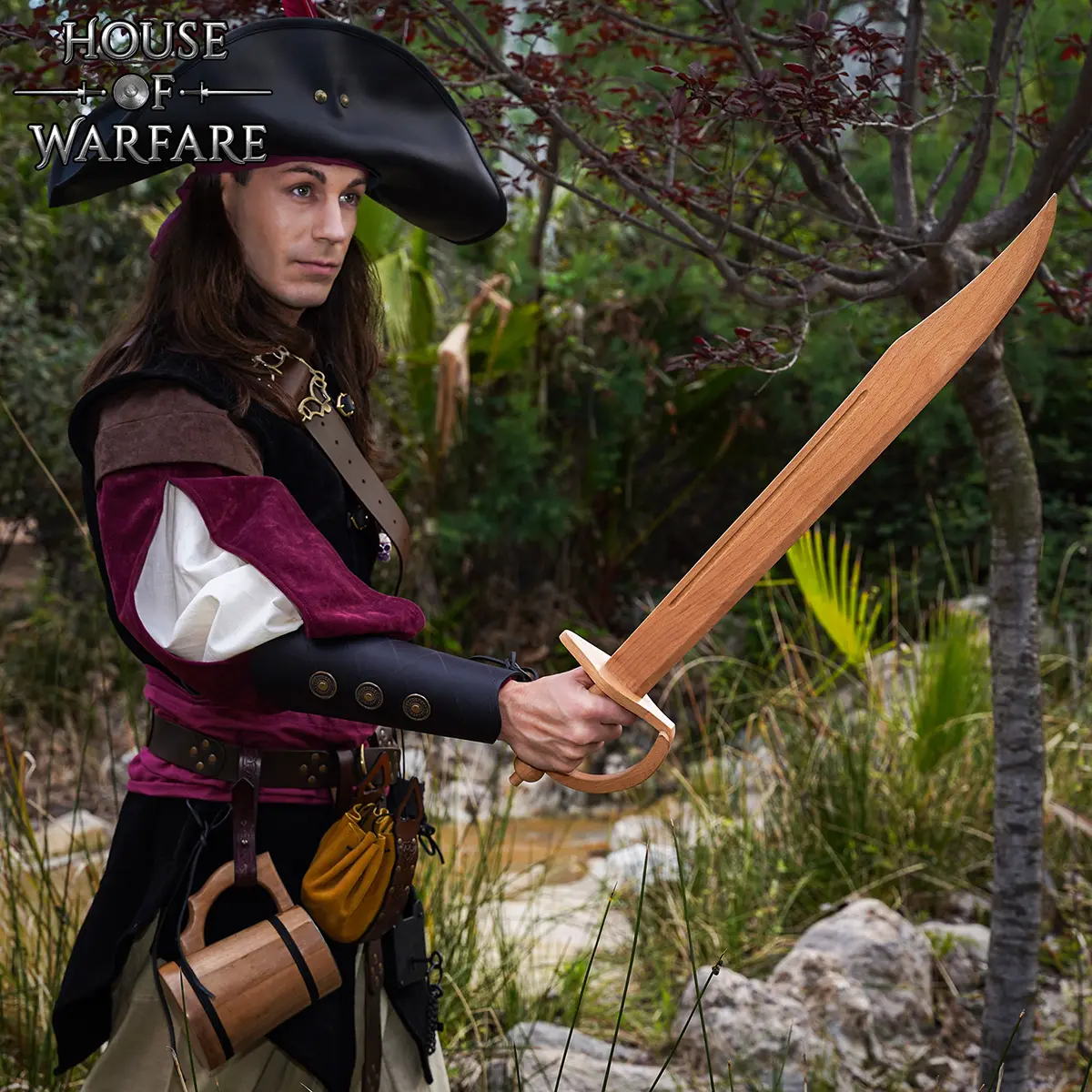 Wooden Pirate Cutlass - Image 2