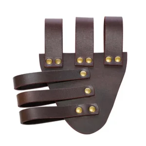 Medieval Angled Tri Buckle Rapier Frog