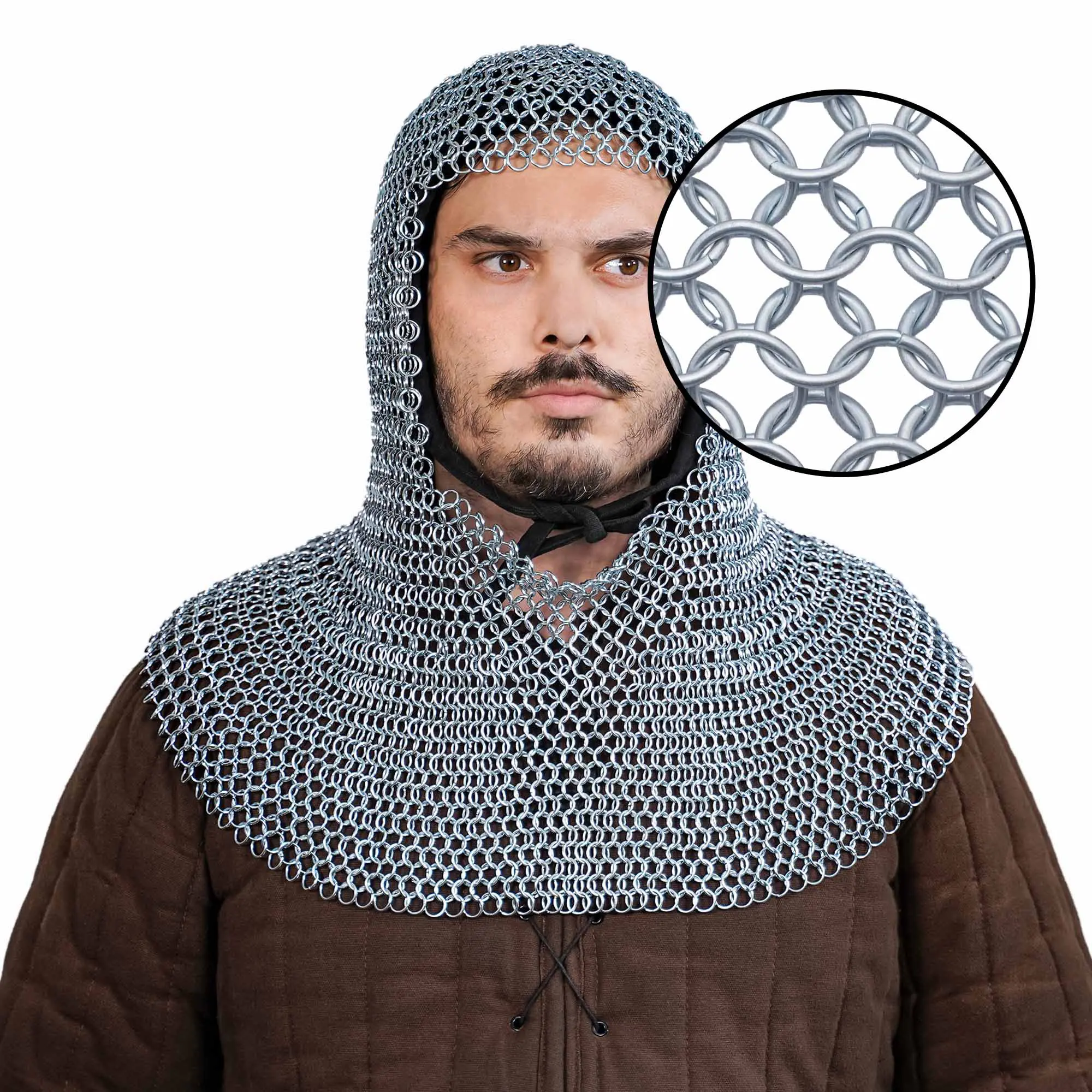 medieval chainmail coif​
