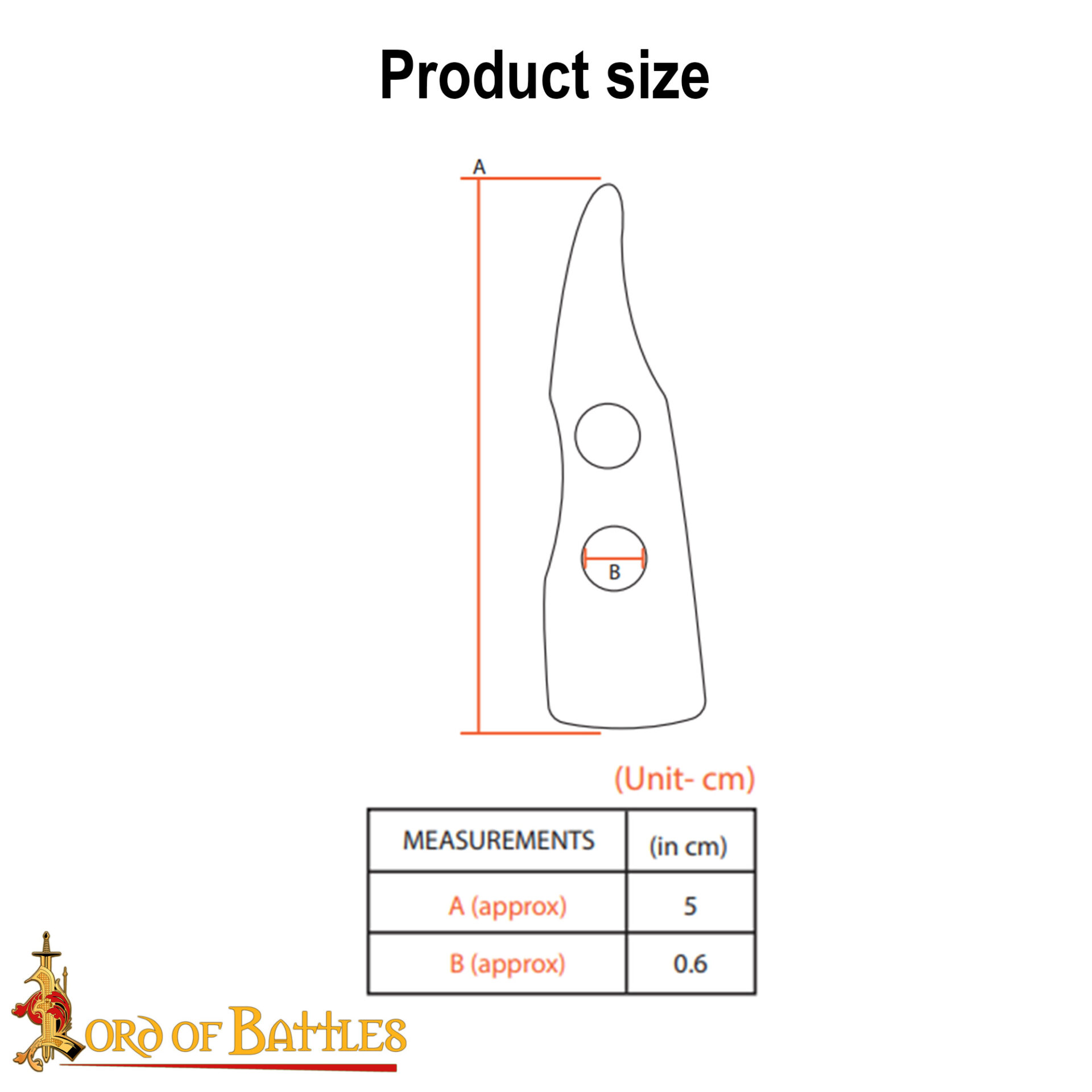 Handcrafted Genuine Horn Toggles Set of 5