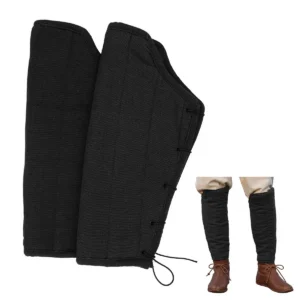 Medieval padded Greaves