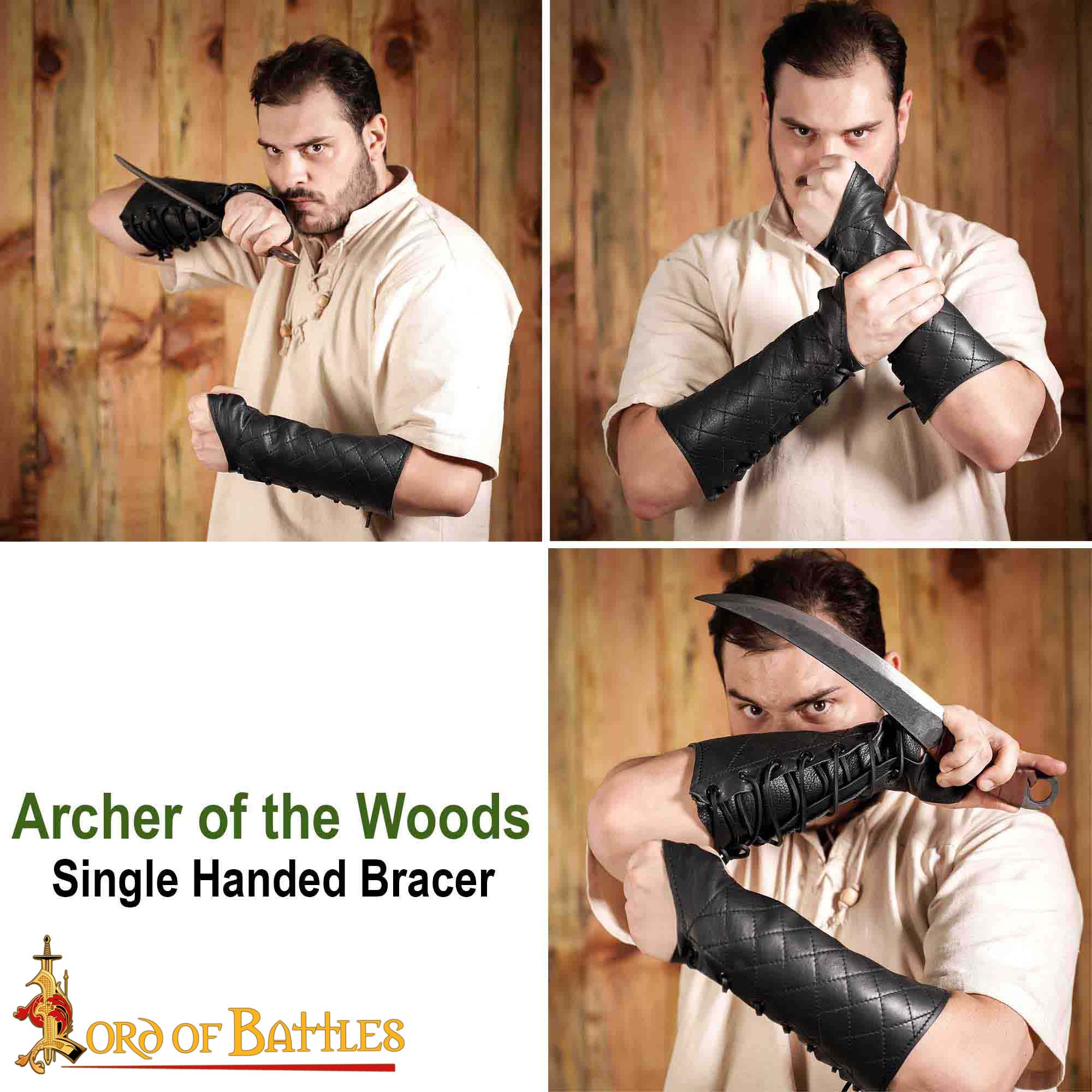 Archery Leather Bracers