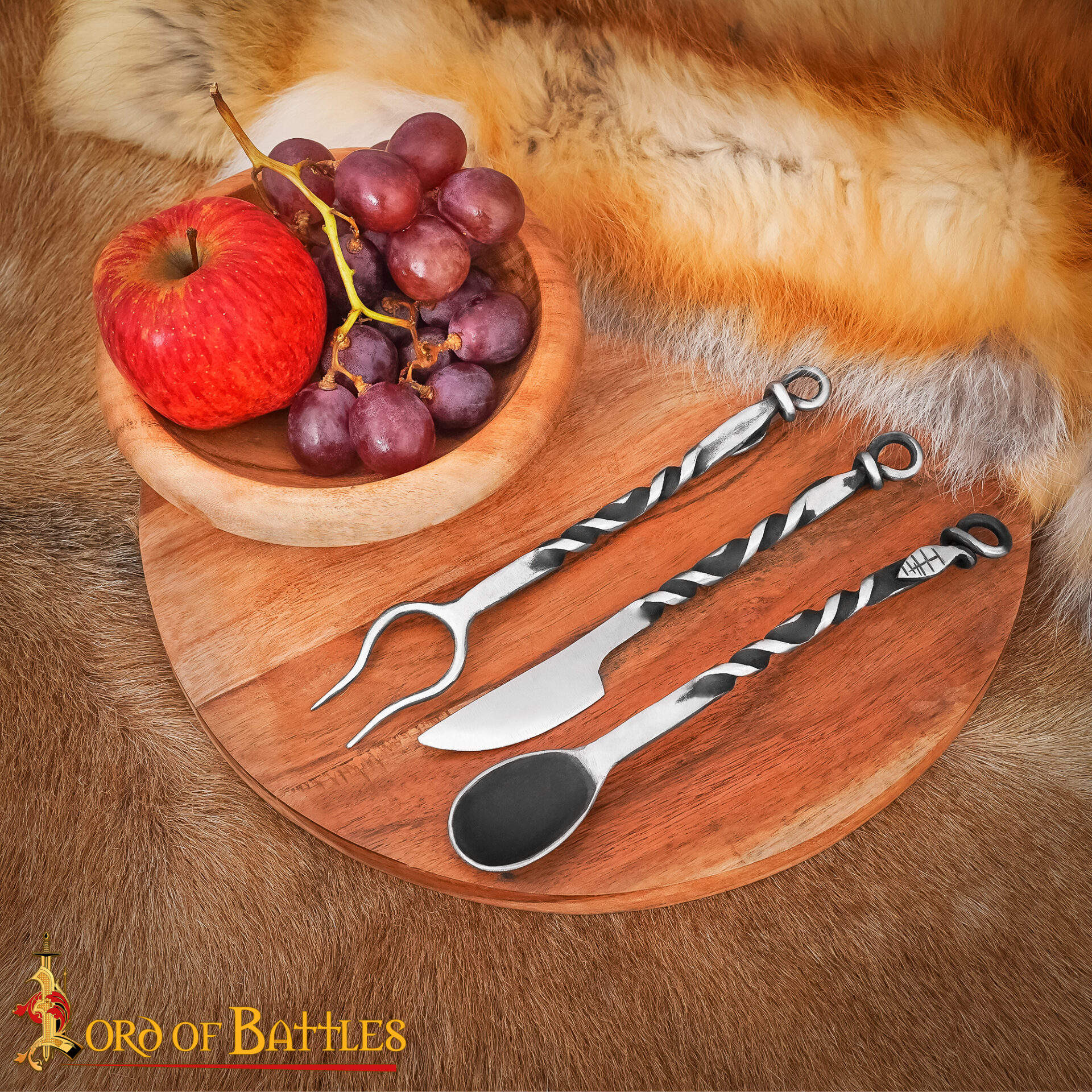 rustic cutlery set
