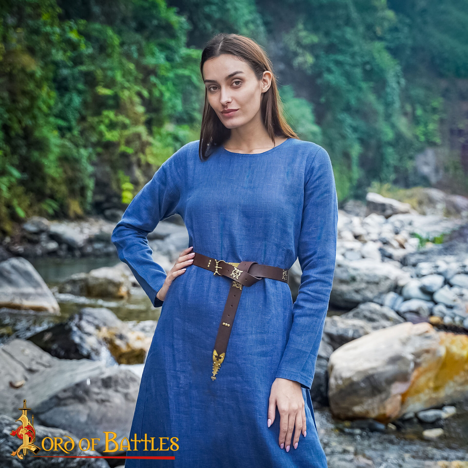 Gothic Knight Leather Belt