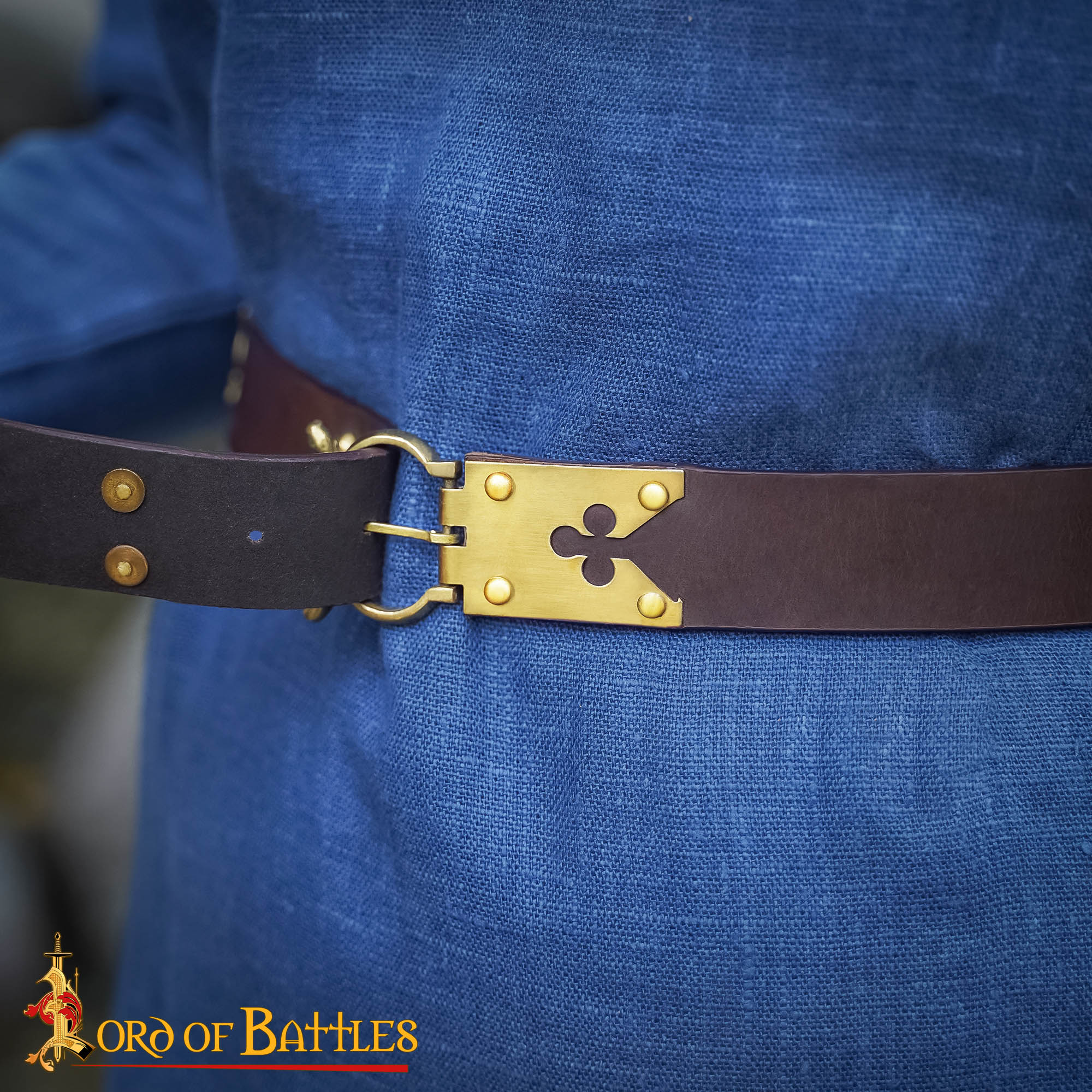 Gothic Knight Leather Belt