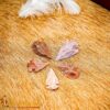 Prehistoric Flint Arrowheads – Neolithic Stone Age Spear & Arrow Tips-1207E-5pcs Flint Stone