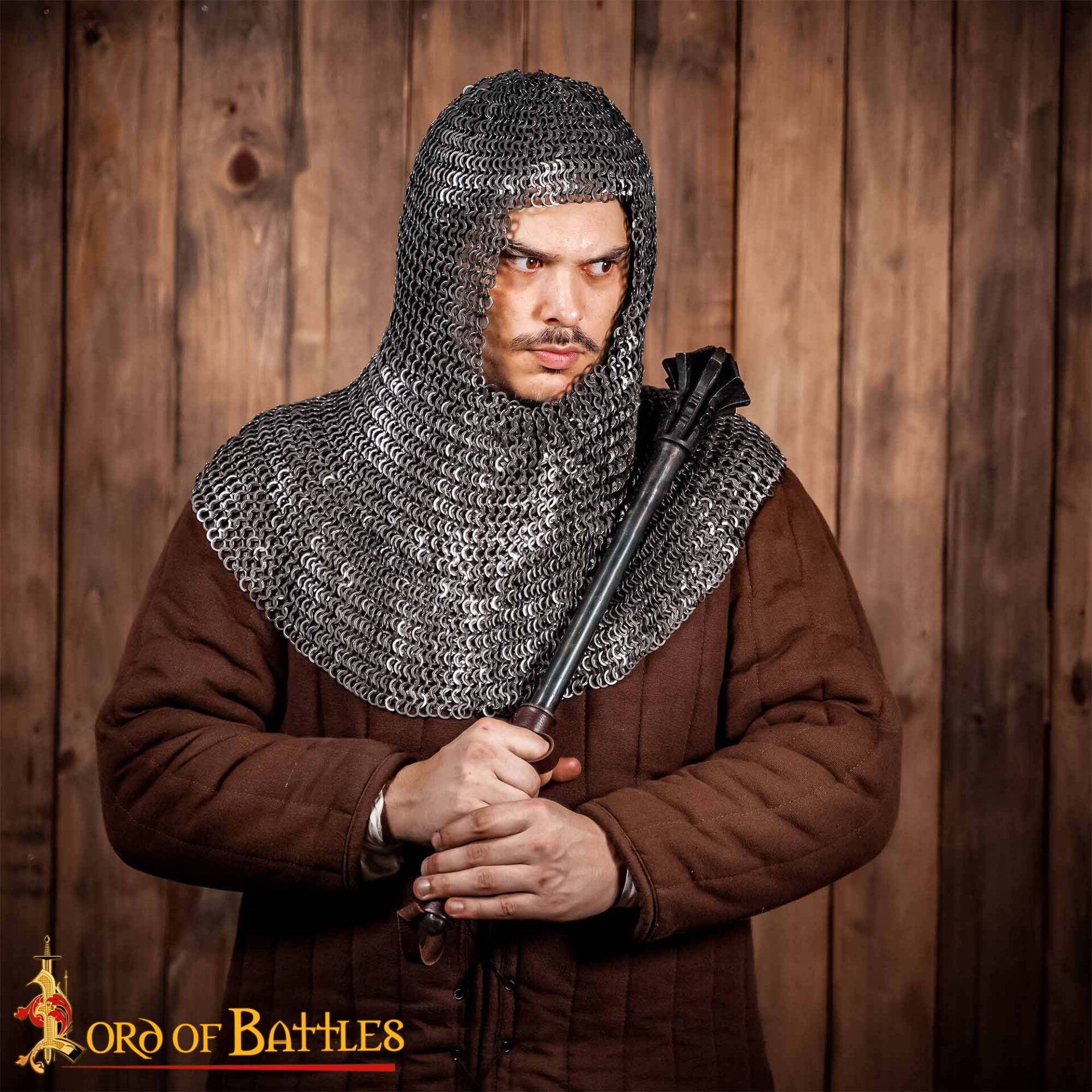 coif-flat-ring-wedge-riveted-mild-steel-9mm-17g-alt-380N chainmail coif